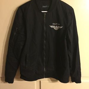 P&CO bomber jacket (GAS) size S (BLK)